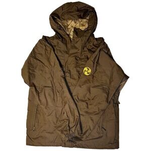 BURTON RONIN 2 In 1 Men's‎ Snowboarding Jacket Brown Size Large Rare 87380 VTG